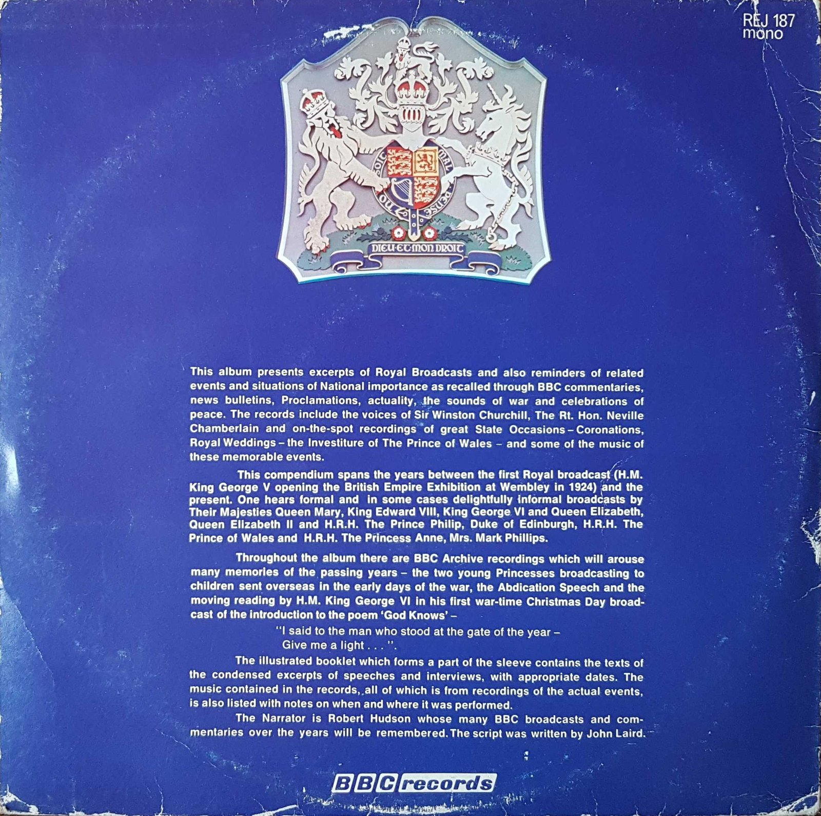 Back cover of REJ 187